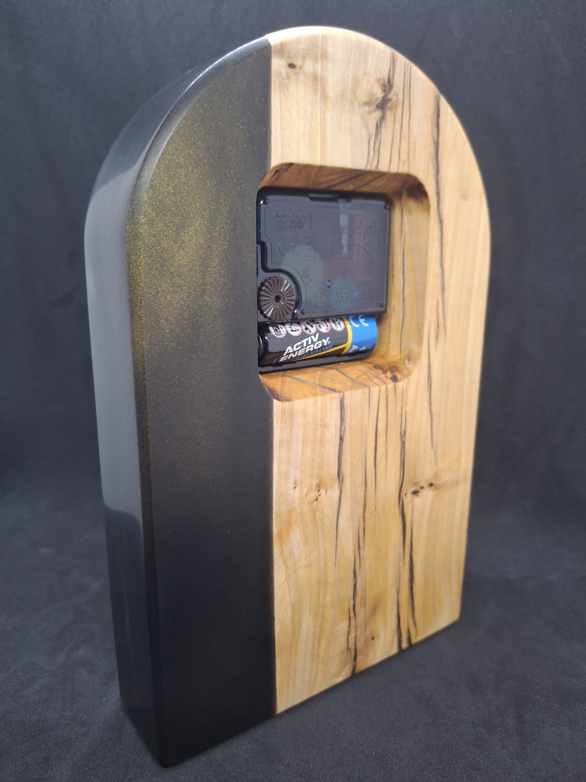 Maserpappel - Rustikale Standuhr – Bild 5