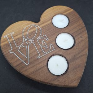 Kleines Geschenk " Herzle mit Schriftzug "