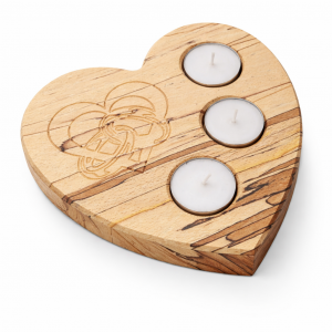 Kleines Geschenk " Herzle mit Ringen "