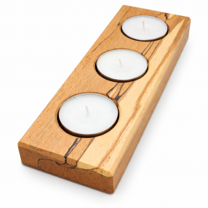 Teelichthalter Holz handgefertigt