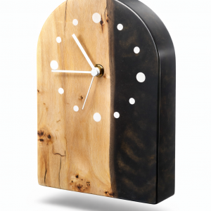 Maserpappel - Rustikale Standuhr